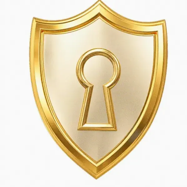 Shield with keyhole — SlotsCharm