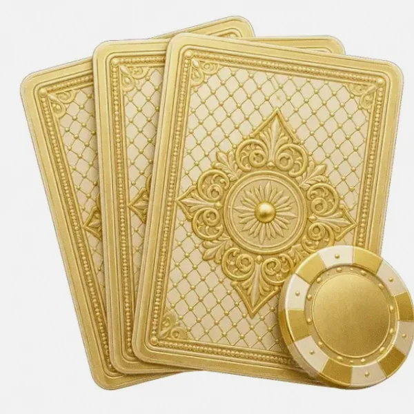 Playing cards and chip — SlotsCharm