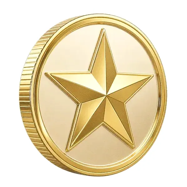 Star-emblem coin — SlotsCharm