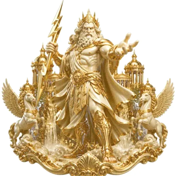 Zeus with lightning — SlotsCharm