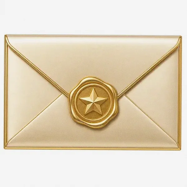 Sealed wax envelope — SlotsCharm
