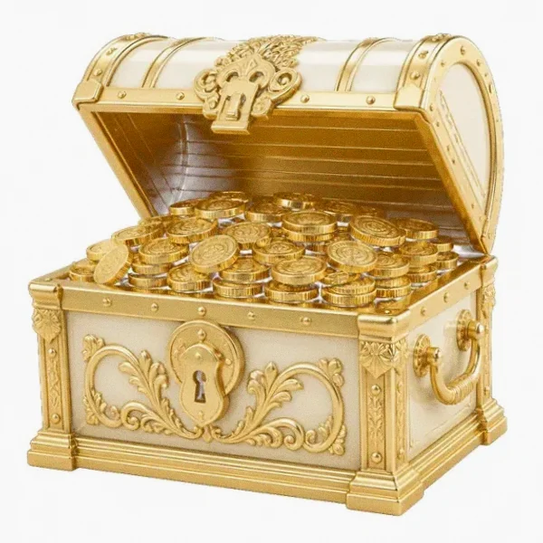Open treasure chest — SlotsCharm