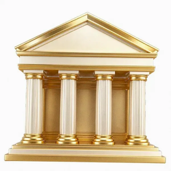Classical bank building — SlotsCharm