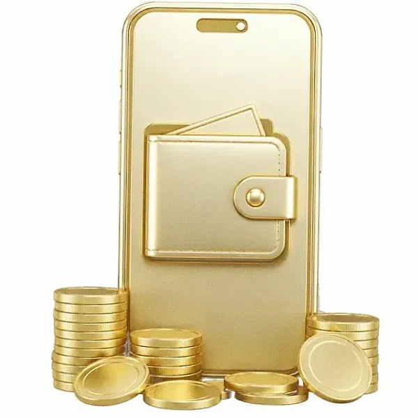 Smartphone with wallet — SlotsCharm