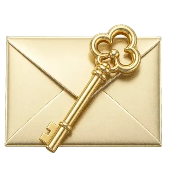 Key on envelope — SlotsCharm