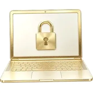 Laptop with padlock — SlotsCharm