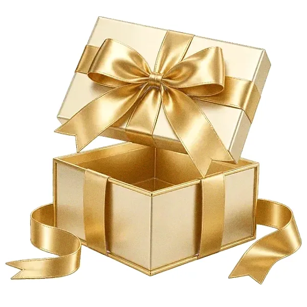 Open gift box — SlotsCharm
